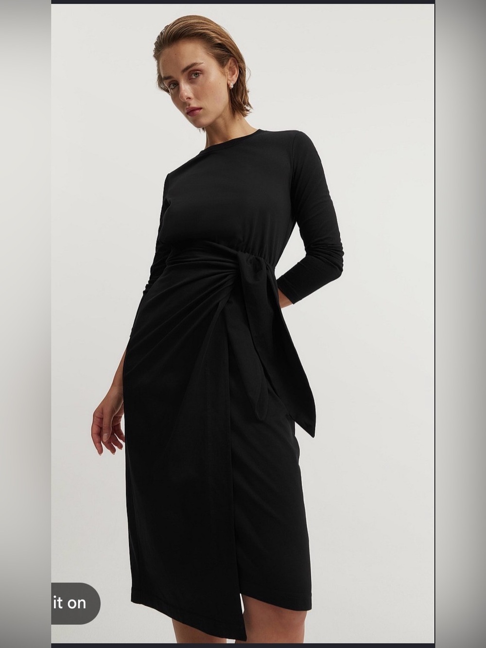 Country Road Australian Cotton Llng Sleeve Toe Front Dress , Large - Picture 2 of 8